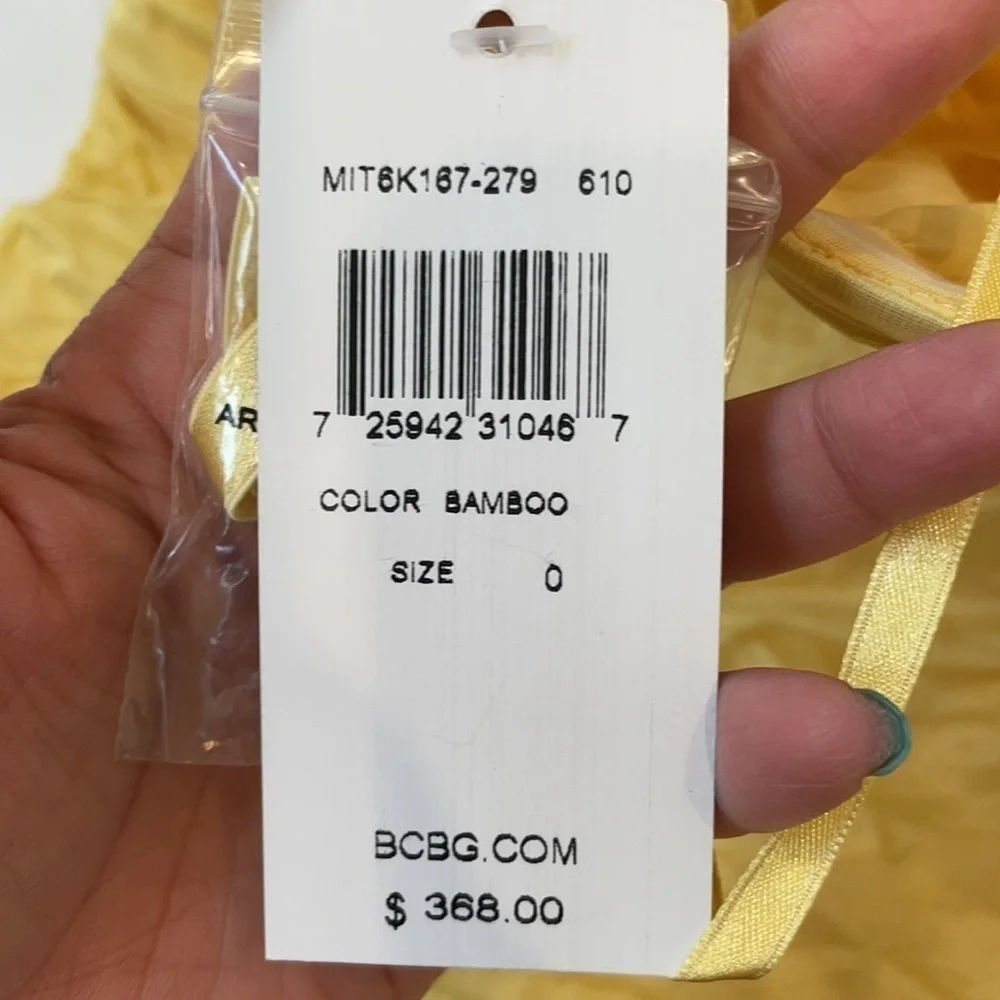 BCBGMaxAzria bamboo yellow